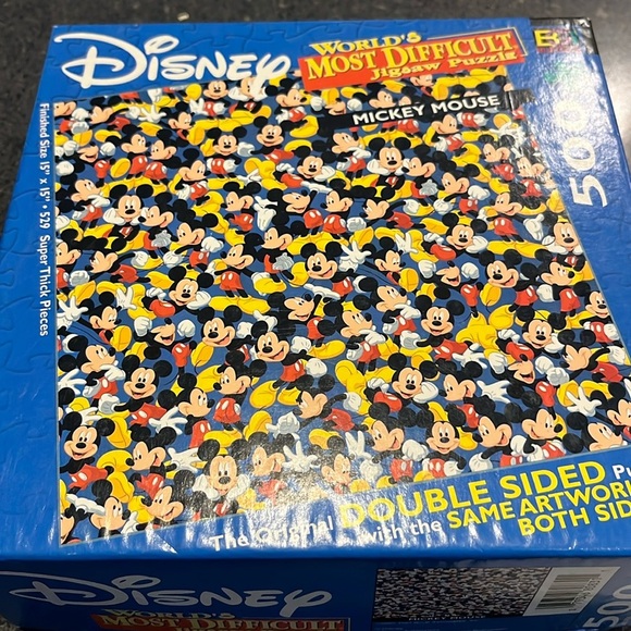 Disney Mickey Mouse Double Sided Puzzle! - Picture 1 of 7